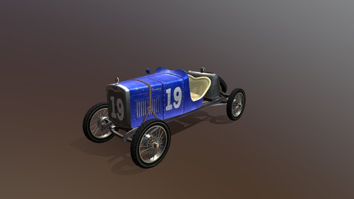 Ford A - 1929 - Baquet - JM Fangio 3D Model