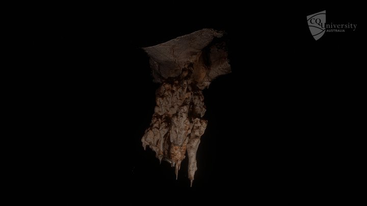 Stalactite in the caves 3D Model
