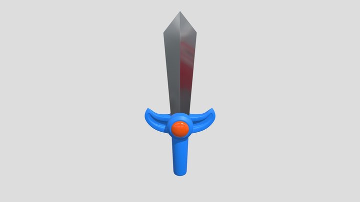 Kirby's sword 3D Model