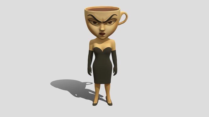 Espressona Signora 3D Model