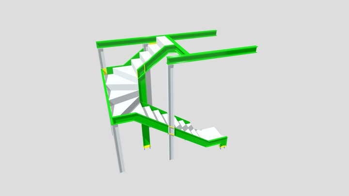 Escada Studio Lazer 3D Model