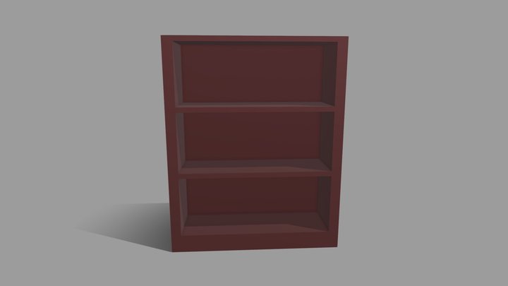Bookcase 3D Model