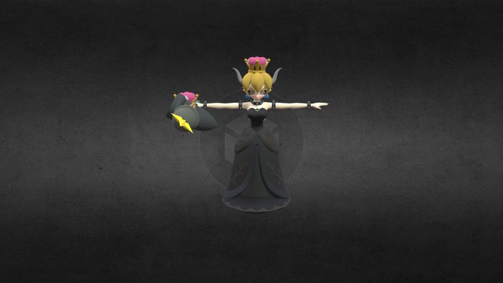 Bowsette 3D models - Sketchfab