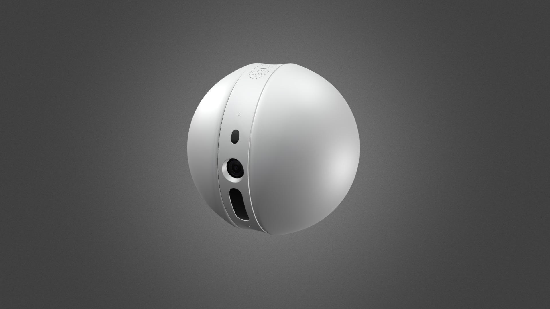 3D model LG Rolling Bot - This is a 3D model of the LG Rolling Bot. The 3D model is about a white light bulb.