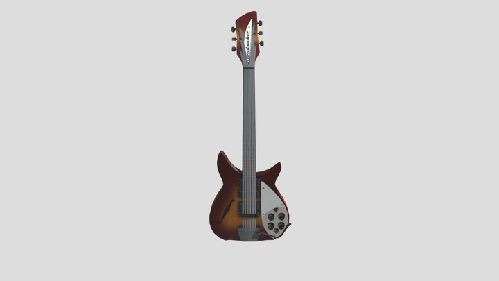 1964 Rose- Morris Rickenbacker 325 Fireglo – Modèle 3D gratuit STL