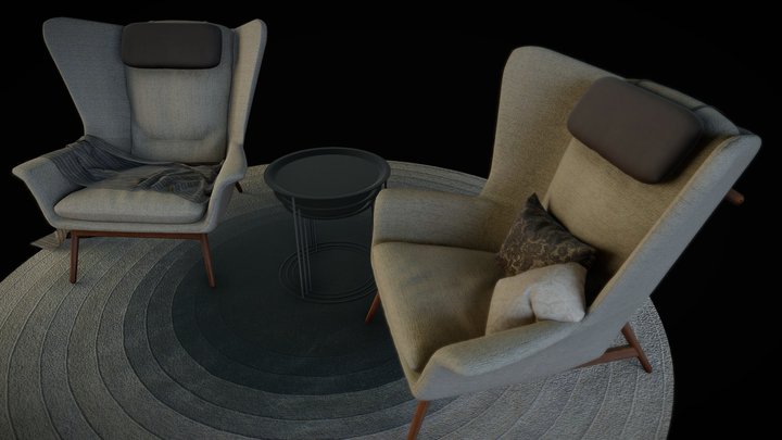 set mueble 3D Model