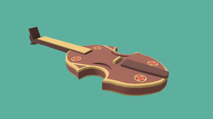 Raine Whispers Violin 3D Model