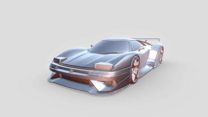 Toyota Ae86 + hypercar redesign 3D Model