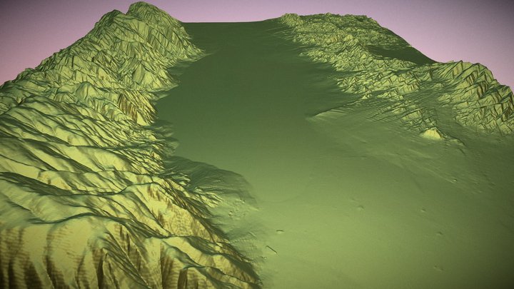 Walker Lake - Nevada 3D Model