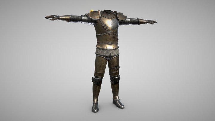 Steampunk Armor v1 3D Model