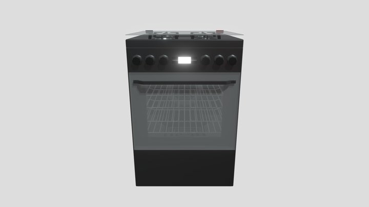 Kitchen Stove 3D Model