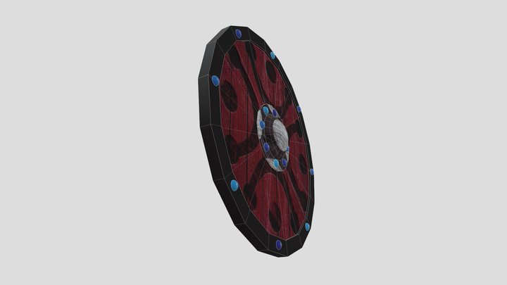 Fantasy Celtic Shield 3D Model