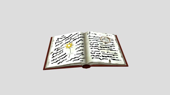 Vintage Book 3D Model