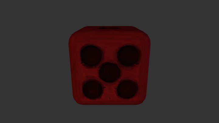 Evil Dice 3D Model