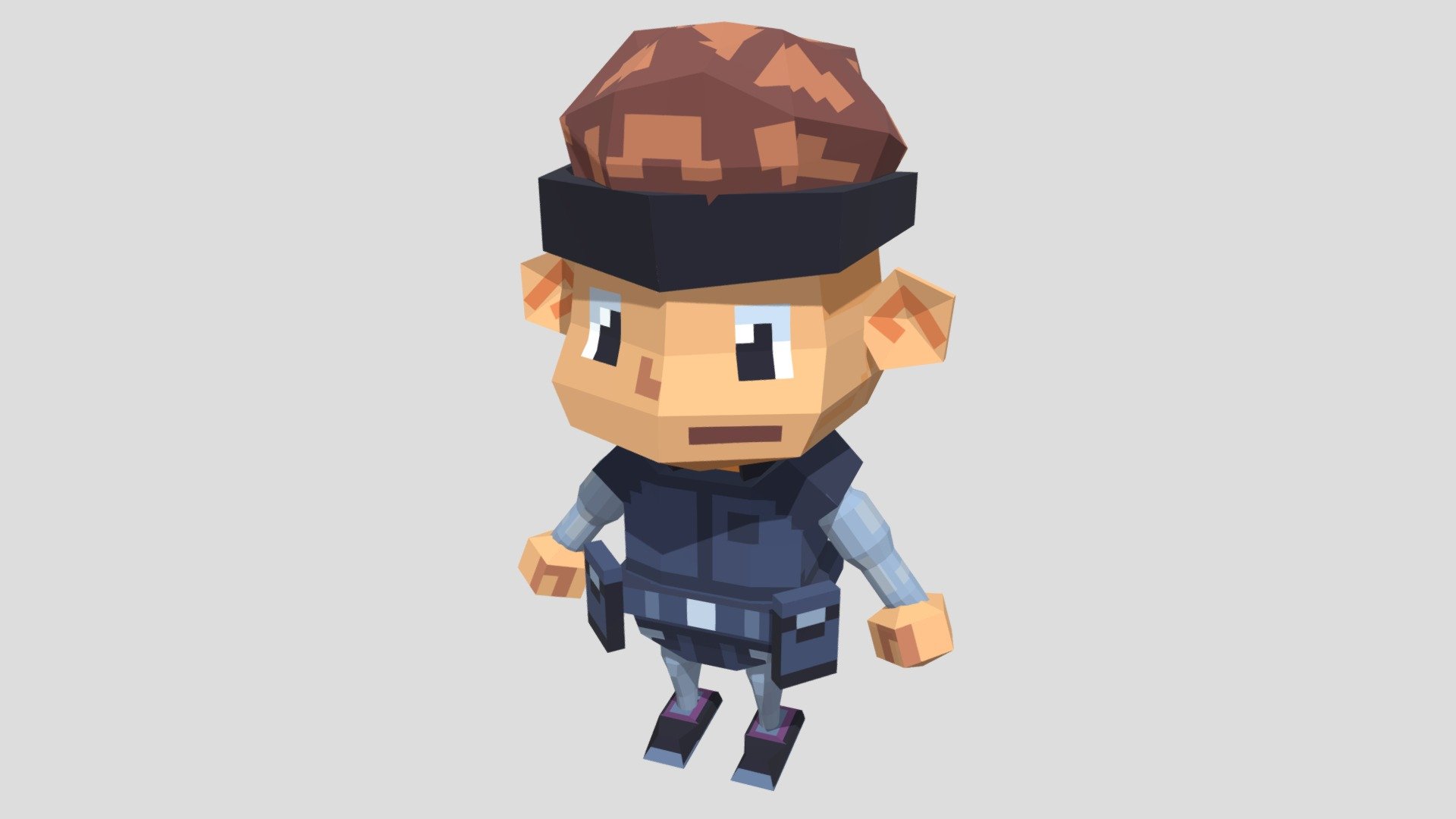 Solid Snake - Download Free 3D model by FishNika [d3c6225] - Sketchfab