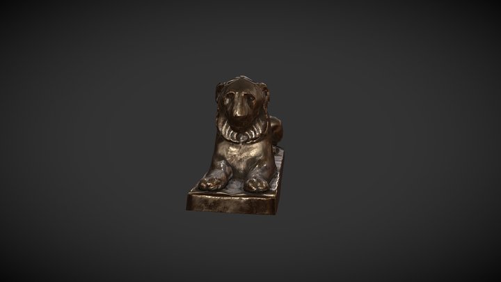 Lion Statue 3D Model