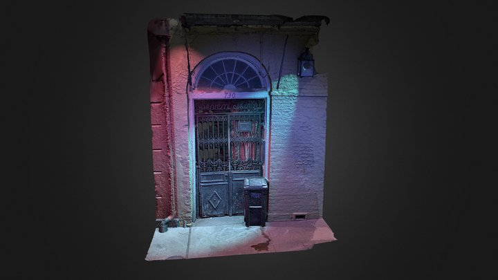 Burbon Street - new Orleans - Photogrammetry 3D Model