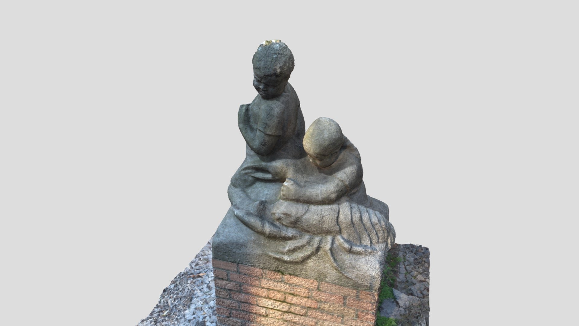 Statue #2 outside Kepler Oberschule, Berlin