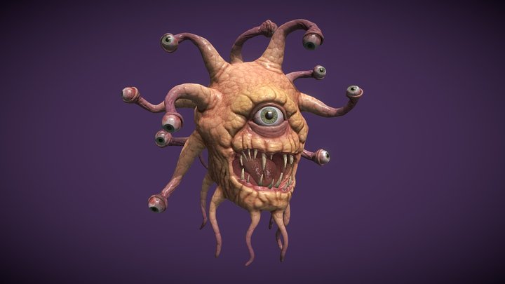 Beholder (Dungeons & Dragons) 3D Model