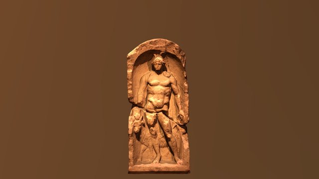 Relief de Mercure - musée de Fourvière (Lyon) 3D Model