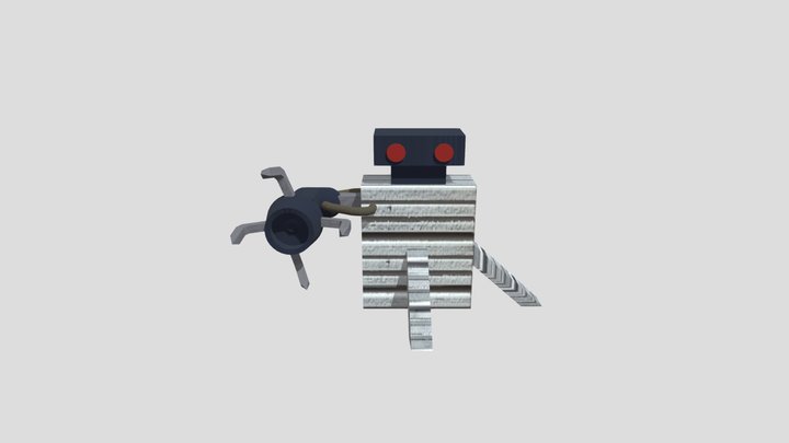 Boombox-Bot 3D Model