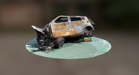 Car crash 3D Model