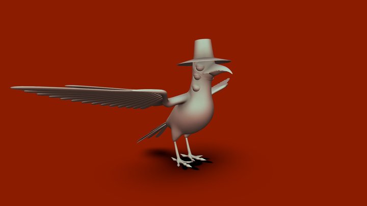 Kpop Demon Hunters Bird 3D Model