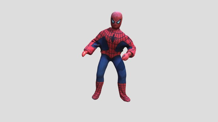 Mego Spider Man2025 Scan 3D Model