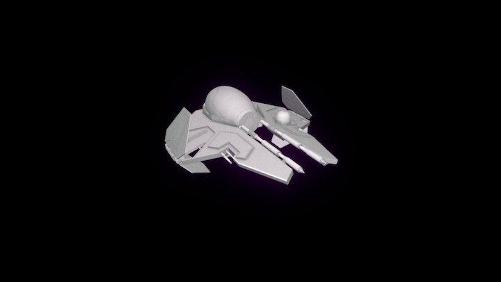 Jedi Star Fighter Model 3D Model