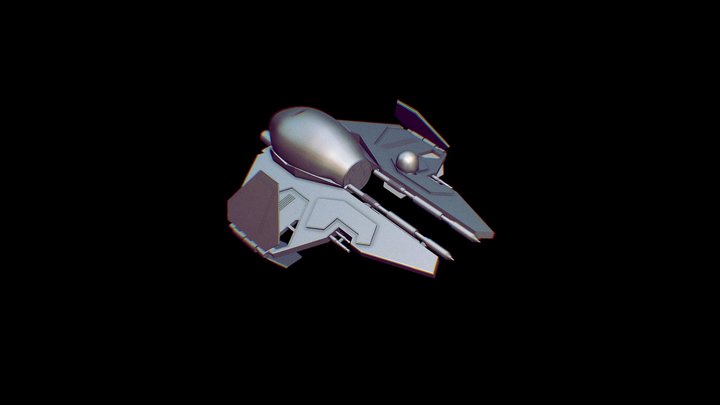 Jedi Star Fighter Model 3D Model