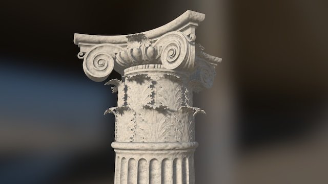 Composite Column 3D Model