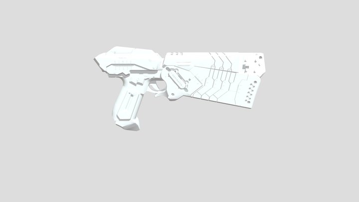 AAP01 Airsoft PSYCHO-PASS Dominator Gun 3D Model