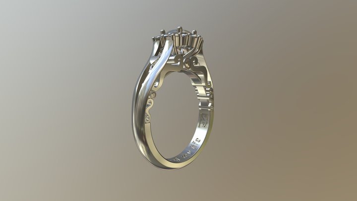 02 03 2019- Nico's Engagement Ring 3D Model