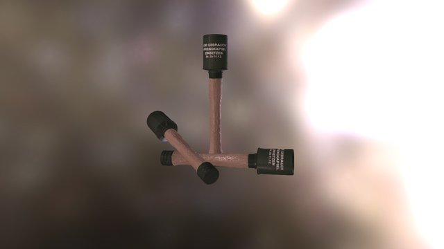Model 24 Stielhandgranate 3D Model