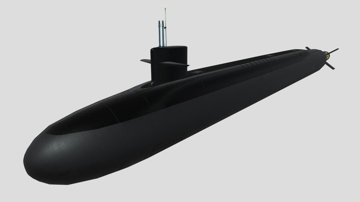 Columbia-class submarine (SSBN-X) 3D Model