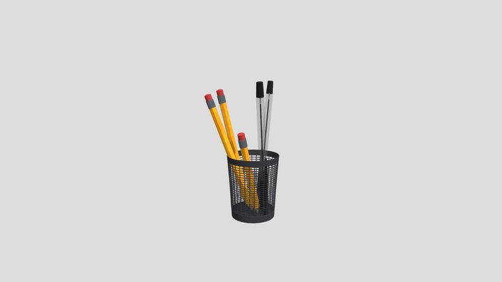 Pen Holder 3D Model
