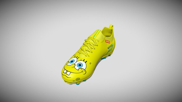 SpongeBob Shoes 3D Model 3D Model