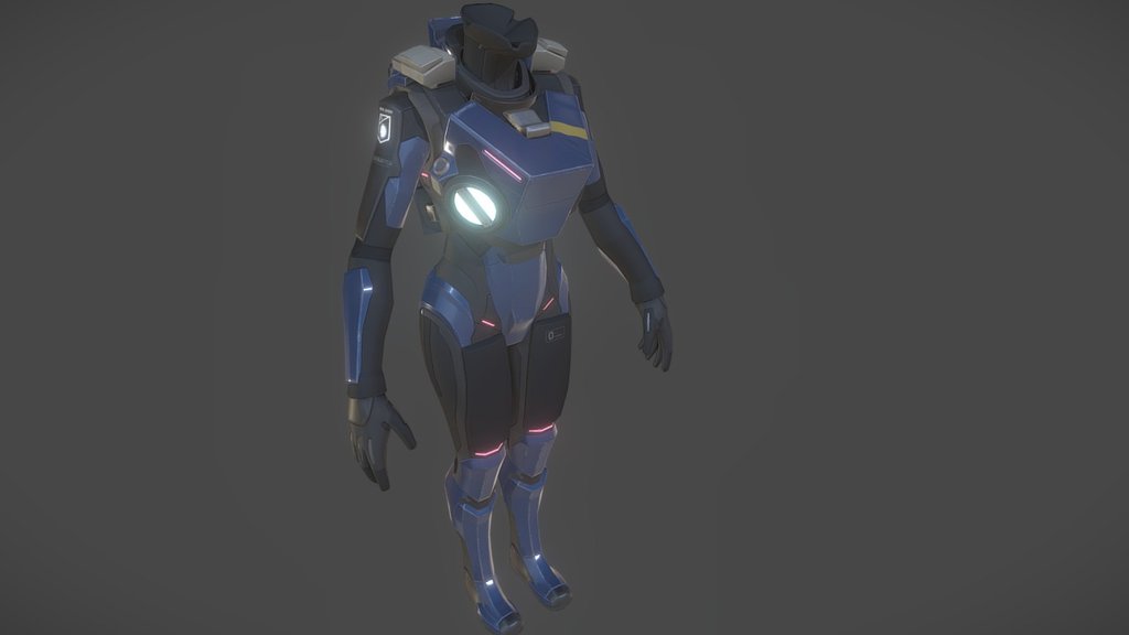 Overwatch Female Armor Update - 3D model by Devin Spencer (@IA51I ...