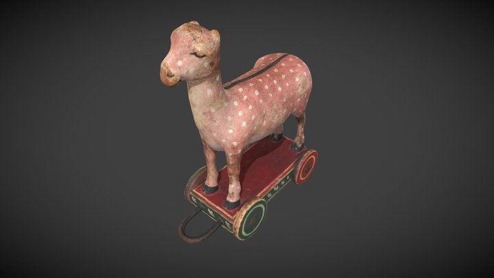 Reproduction pull-toy 3D Model