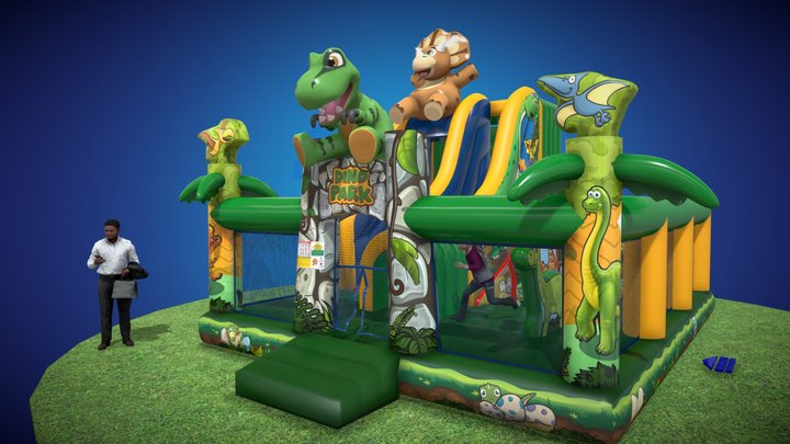 Kiddie Play Dino Park 3D Model