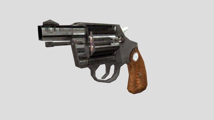 PSX-Styled Colt Detective Special 3D Model