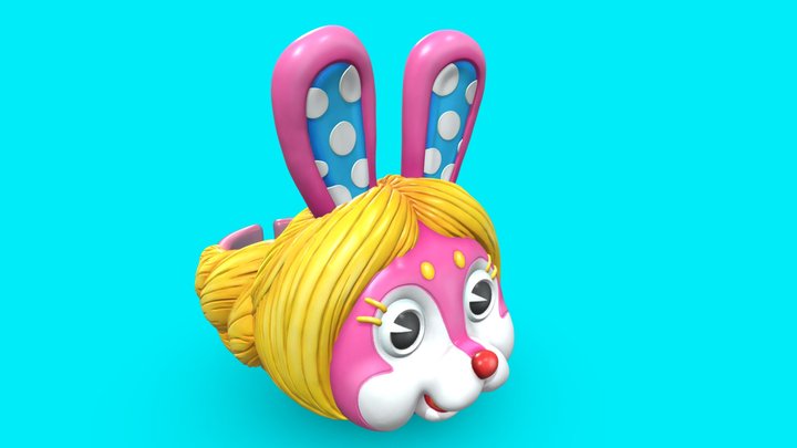 ウサギちゃんリング 3D Model