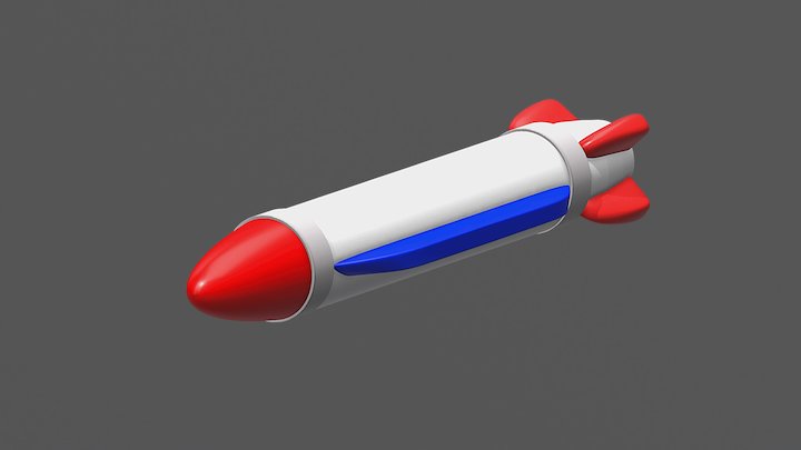 The Rocket 3D Model