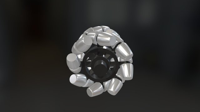Mecanum wheels 3D Model