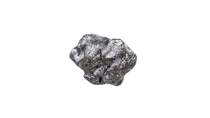 Hafnium 3D Model