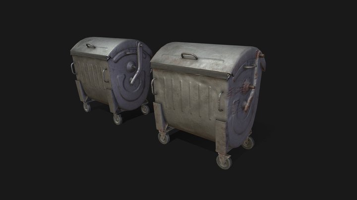 Garbage container 3D Model