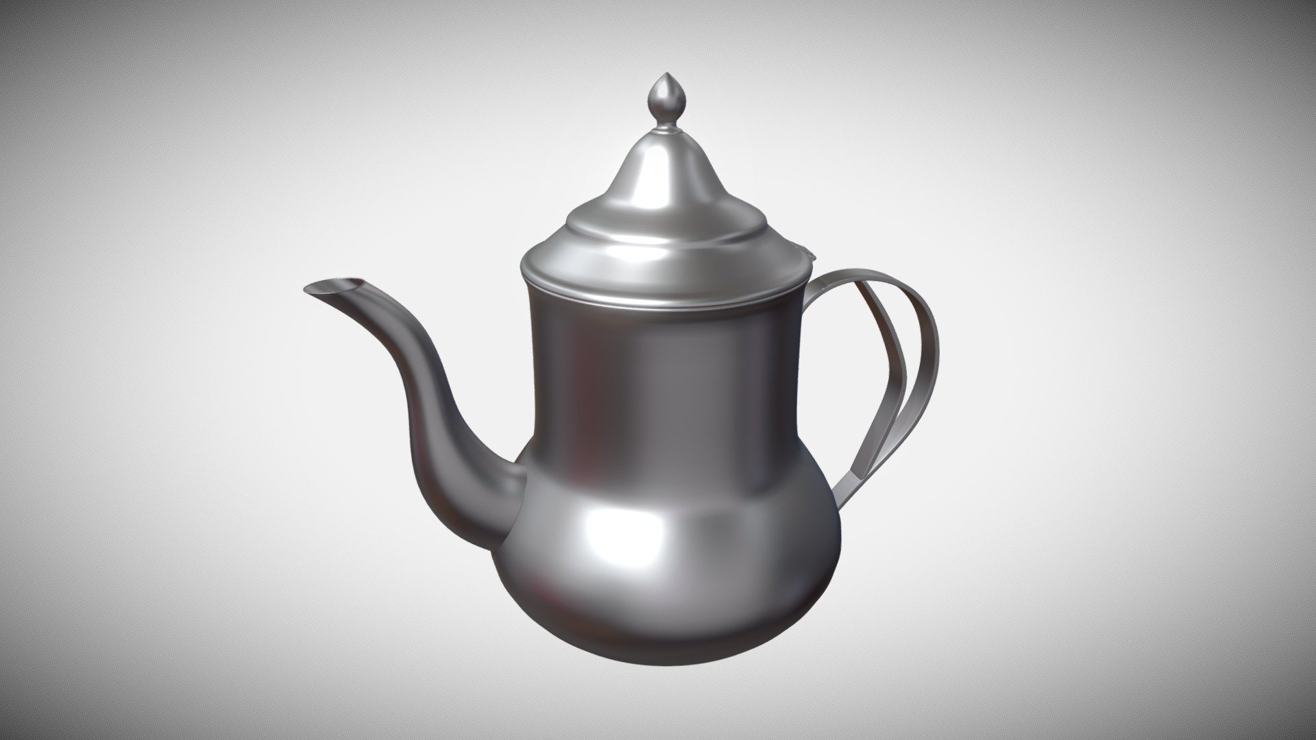 Moroccan teapot Download Free 3D model by AyoubBani [d3d815a] Sketchfab