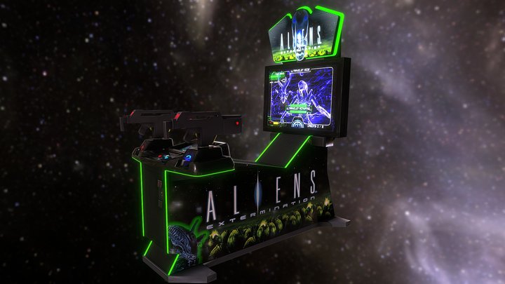 Alien Extermination (Joseph St.Arnault) 3D Model