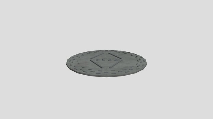 Man Hole Cover 2 0 Finished 3D Model