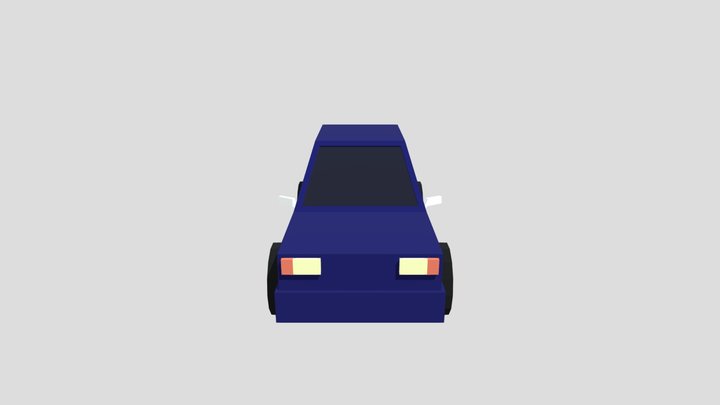 LowPoly Car 3D Model